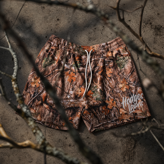 Camo mesh shorts